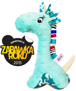 Maskotka przytulanka żyrafa Miętus urocza zabawka roku 2015 Hencz