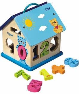 Domek sorter drewniany BabyMix