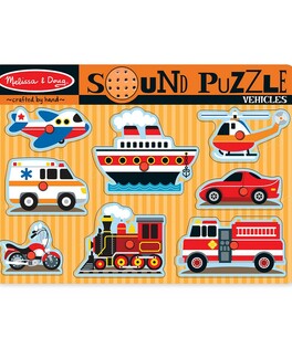 Puzzle dźwiękowe Samochody Melissa