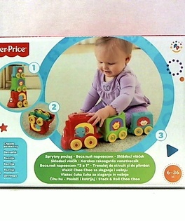 Sprytny pociąg Choo Choo 3w1 Fisher Price
