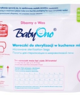 Woreczki do sterylizacji w kuchence mikrofalowej 5szt BabyOno