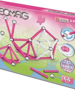 Geomag Color Girl 66el szwajcarskie klocki dla dziewczynek 