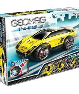 Geomag WHEELS A samochód do składania szwajcarskie klocki konstrukcyjne 20el 4lata+ 