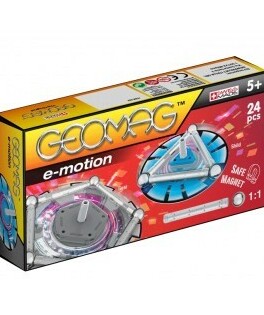 Geomag E-Motion Power Spin 24el 5+ szwajcarskie klocki magnetyczne 