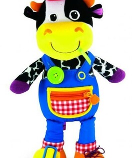 Farmer Fred duża lalka nauka ubierania Lamaze